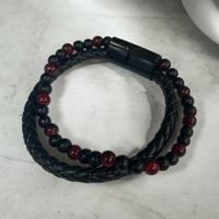 Dubbele Armband met Rode Jaspis Kralen - Sieraden - Spiritueelboek.nl
