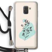 Violets are blue: Samsung Galaxy A8 (2018) Transparant Hoesje met koord Violets are blue: Samsung Galaxy A8 (2018) Transparant Hoesje met koord