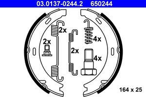 Remschoenset, parkeerrem 03013702442