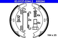 Remschoenset, parkeerrem 03013702442