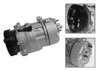 Compressor, airconditioning NEW ORIGINAL PART VALEO, Spanning (Volt)12V, u.a. für Seat, Ford, VW, Audi, Skoda, Subaru, Peugeot