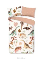 Good Morning Ledikant babydekbedovertrek "dinosaurussen" - Multi - (100x135 cm) - Katoen