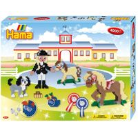 Hama Strijkkralen Paardenrijsschool 4000 Stuks Multicolor/Glitter Hama Strijkkralen Paardenrijsschool 4000 Stuks Multicolor/Glitter