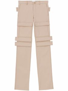 Burberry pantalon à poches cargo - Tons neutres