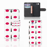 Sony Xperia Z3 Compact Telefoon Hoesje Lipstick Kiss - thumbnail