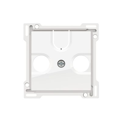Niko Original centraalplaat aansluiting voor TV bright white