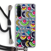 8-bit N°6: OnePlus Nord Transparant Hoesje met koord 8-bit N°6: OnePlus Nord Transparant Hoesje met koord