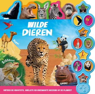 Wilde dieren - 10-geluidenboek (Hardback)