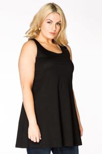 Yoek Top flare | Zwart | Maat 42/44