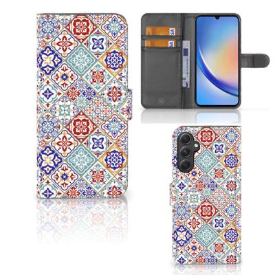 Samsung Galaxy A24 4G | Bookcase | Tiles Color