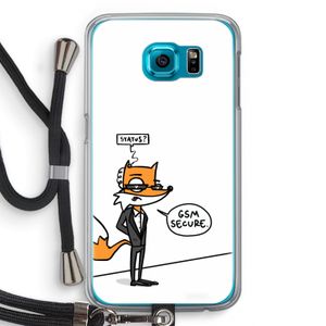 GSM secure: Samsung Galaxy S6 Transparant Hoesje met koord
