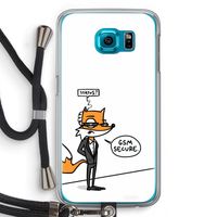 GSM secure: Samsung Galaxy S6 Transparant Hoesje met koord