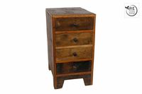 3R Kabinet Rob 4 lades naturel hout 27x36x50cm