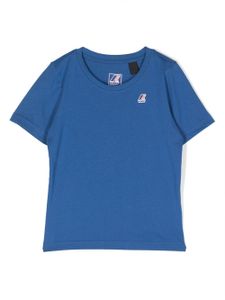 K Way Kids t-shirt à patch logo poitrine - Bleu