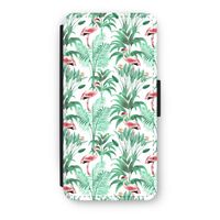 Flamingo bladeren: iPhone 7 Flip Hoesje