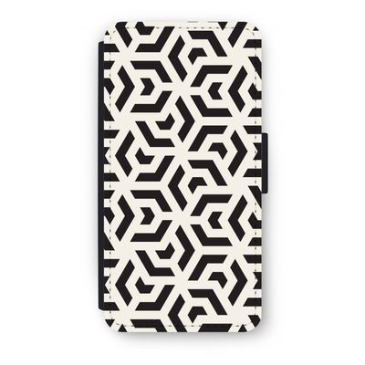 Crazy pattern: iPhone 7 Plus Flip Hoesje