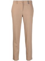 Fabiana Filippi pantalon court à taille haute - Marron