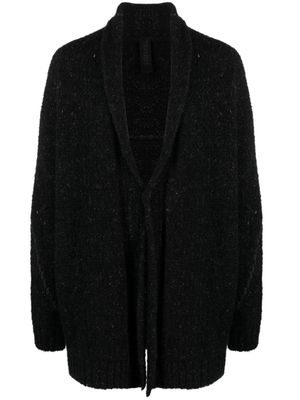 Transit manteau en maille à simple boutonnage - Noir
