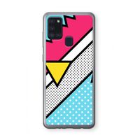 Pop Art #3: Samsung Galaxy A21s Transparant Hoesje