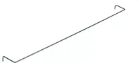 Peacock borderrand recht 80 cm