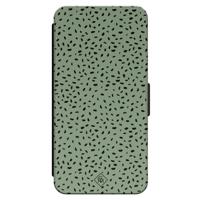 iPhone 16 Pro flipcase - Green confetti