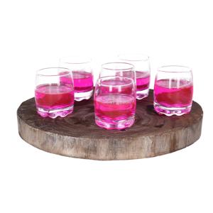 Alessandro Shotglaasjes Roma - 12x stuks - glas - 80 ml - borrelglazen - likeurglazen