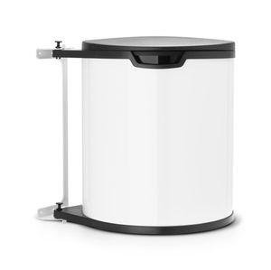 Brabantia inbouwemmer afvalverzamelaar 15 liter white