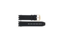 Horlogeband Tissot T1154173705100 / T603041971 Rubber Zwart 21mm