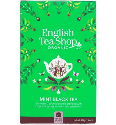 English Tea Shop English Tea Shop Mint Black Tea Bio (20bui)