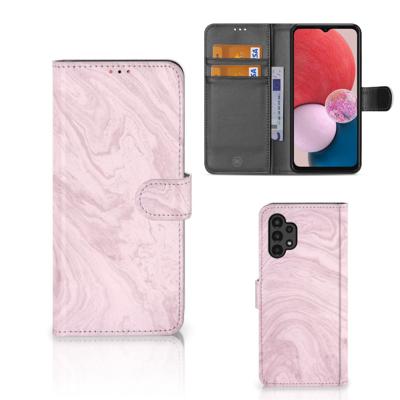 Samsung Galaxy A13 (4G) | Bookcase | Marble Pink - Origineel Cadeau Vriendin