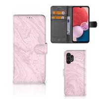 Samsung Galaxy A13 (4G) | Bookcase | Marble Pink - Origineel Cadeau Vriendin Samsung Galaxy A13 (4G) | Bookcase | Marble Pink - Origineel Cadeau Vriendin
