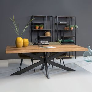 Brix Eettafel 'Tree Top' Spider, 180 x 90cm