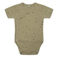 Little Indians romper Dots junior katoen grijs/wit - thumbnail