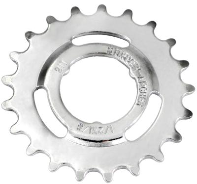Tandwiel Sturmey Archer 21T - 1/8" doorgezet - chroom