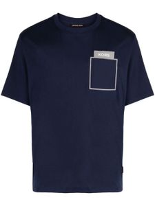 Michael Kors t-shirt en coton à logo imprimé - Bleu