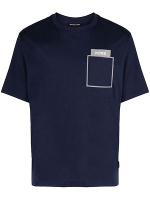 Michael Kors t-shirt en coton à logo imprimé - Bleu