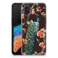 Samsung Galaxy Xcover 6 Pro TPU Hoesje Pauw met Bloemen