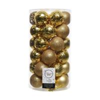 Kerstballen Decoris Goud Gouden 37 Onderdelen