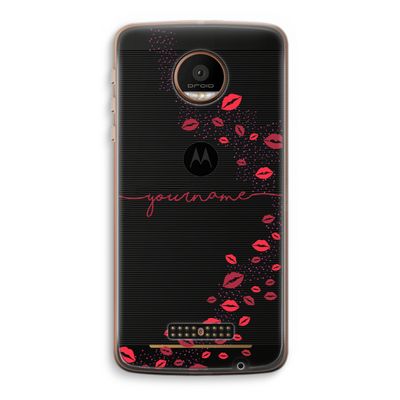 Kusjes: Motorola Moto Z Force Transparant Hoesje