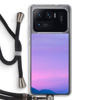 Sunset pastel: Xiaomi Mi 11 Ultra Transparant Hoesje met koord