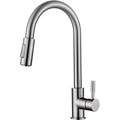 Wiesbaden Benton Keukenkraan RVS - Coldstart met Uittrekbare Handdouche