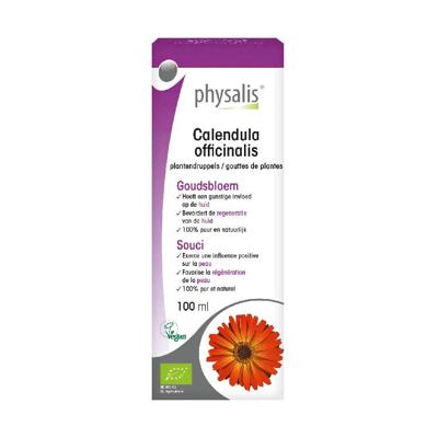 Physalis Plantendruppels Vloeibaar Calendula Officinalis 100ml Physalis Plantendruppels Vloeibaar Calendula Officinalis 100ml