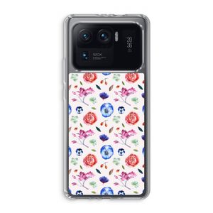 Bloemetjes: Xiaomi Mi 11 Ultra Transparant Hoesje