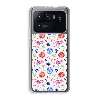 Bloemetjes: Xiaomi Mi 11 Ultra Transparant Hoesje