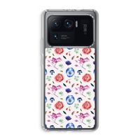 Bloemetjes: Xiaomi Mi 11 Ultra Transparant Hoesje Bloemetjes: Xiaomi Mi 11 Ultra Transparant Hoesje