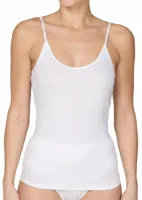 Dames spaghetti hemd comfort feeling - Katoenen onderhemd wit, zwart - Singlet smalle bandjes