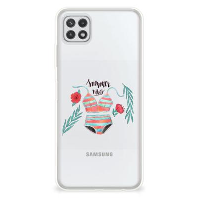 Samsung Galaxy A22 5G Telefoonhoesje met Naam Boho Summer