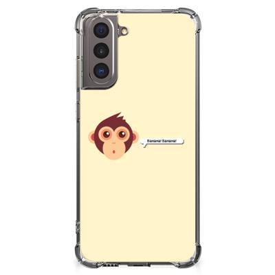 Samsung Galaxy S21 Stevig | Bumper Hoesje | Monkey Samsung Galaxy S21 Stevig | Bumper Hoesje | Monkey