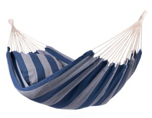 'Lobos' Double Tweepersoons Hangmat - 180 kg - Blauw - Brazilië - 123 Hammock