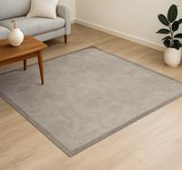 Modern getextureerd grijs vinyl tapijt woonkamer